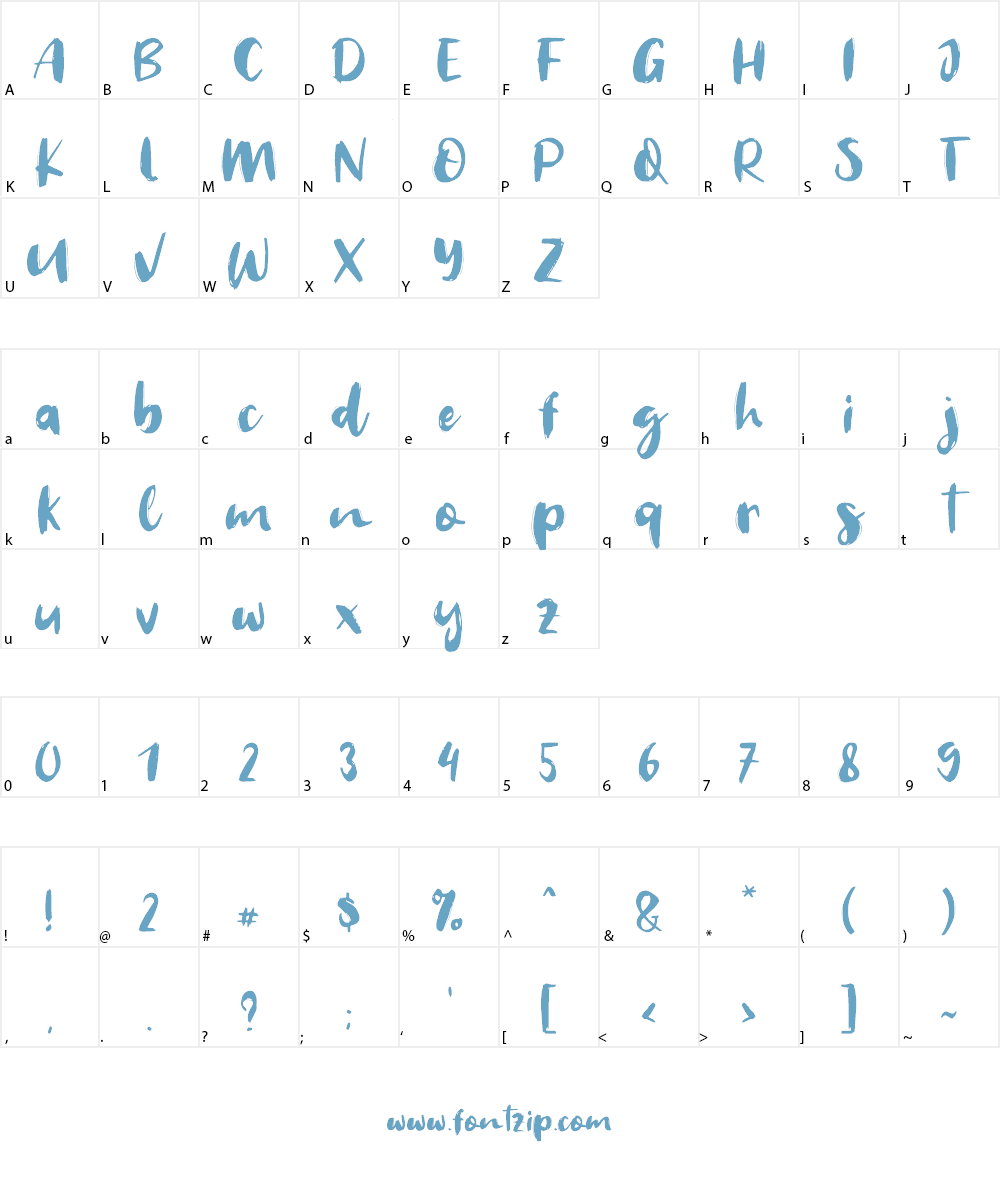 Welcome 2019 Font Character